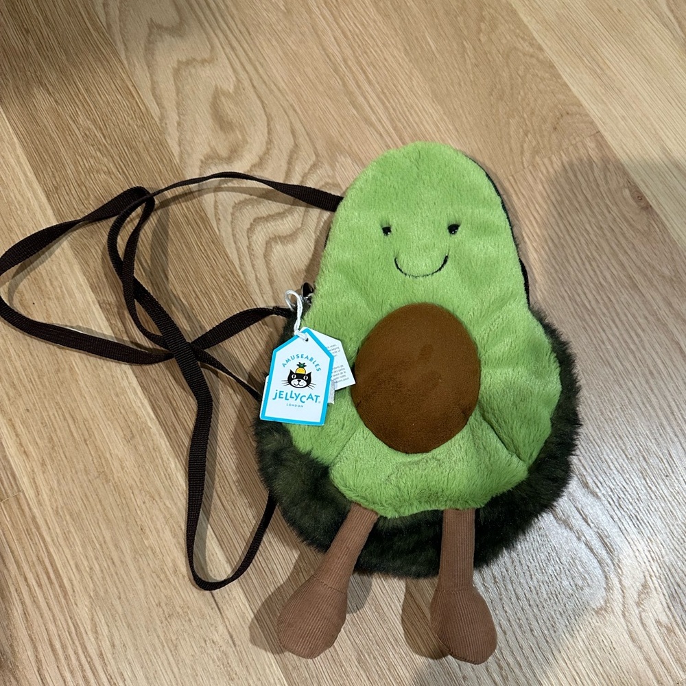 NWT Jellycat Avocado cross body bag